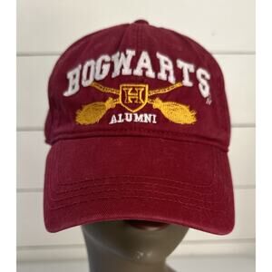 Hogwarts Alumni Harry Potter Cap Hat Gryffindor Red Adjustable Strapback